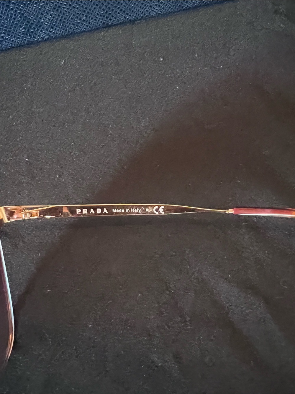 Prada Gold Cinema Mirror Catwalk Sunglasses - Picture 6 of 9
